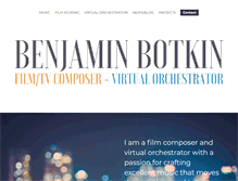 Tablet Screenshot of benbotkin.com